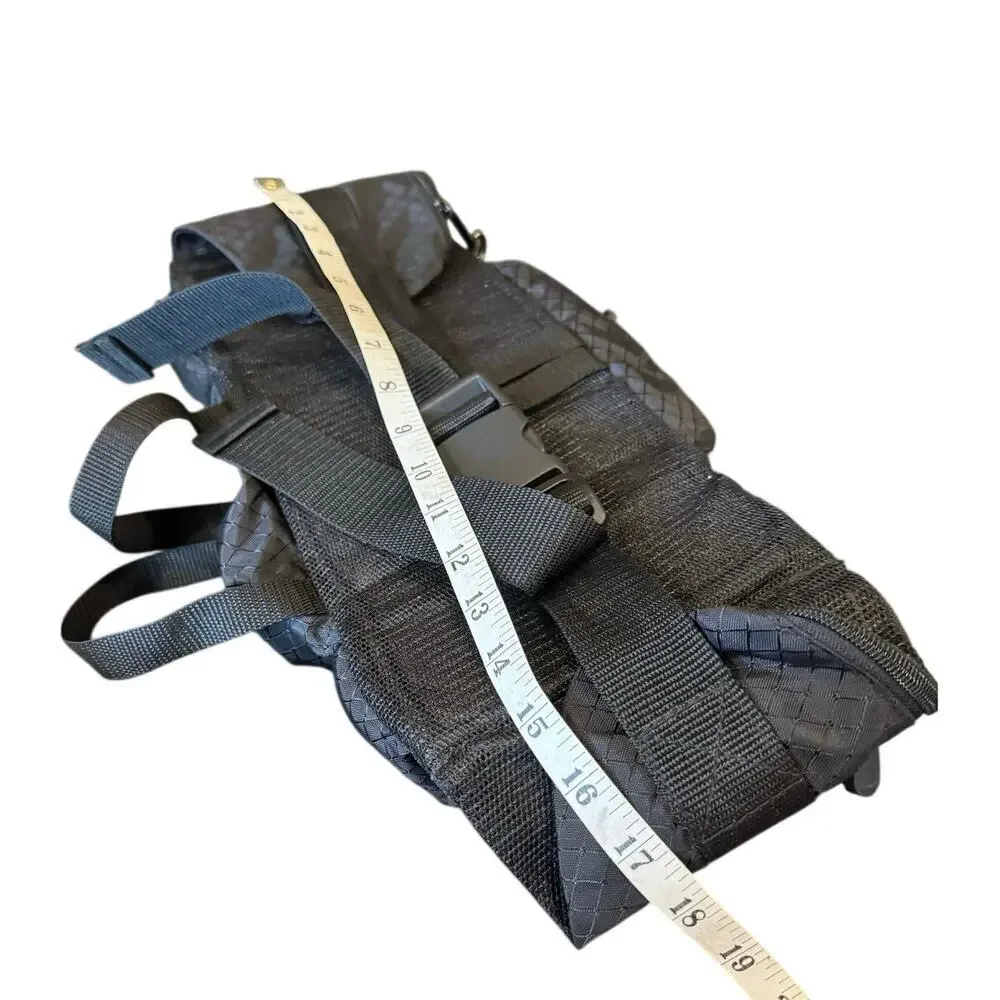 Stansport Black Waist Pack Hiking Fanny Pack Utility Belt Bag Adjustable